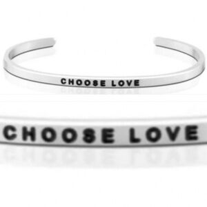 NWOT! "CHOOSE LOVE" Inspirational Mantra Band - Stacking Bracelet!